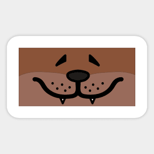 Brown Fox Sticker